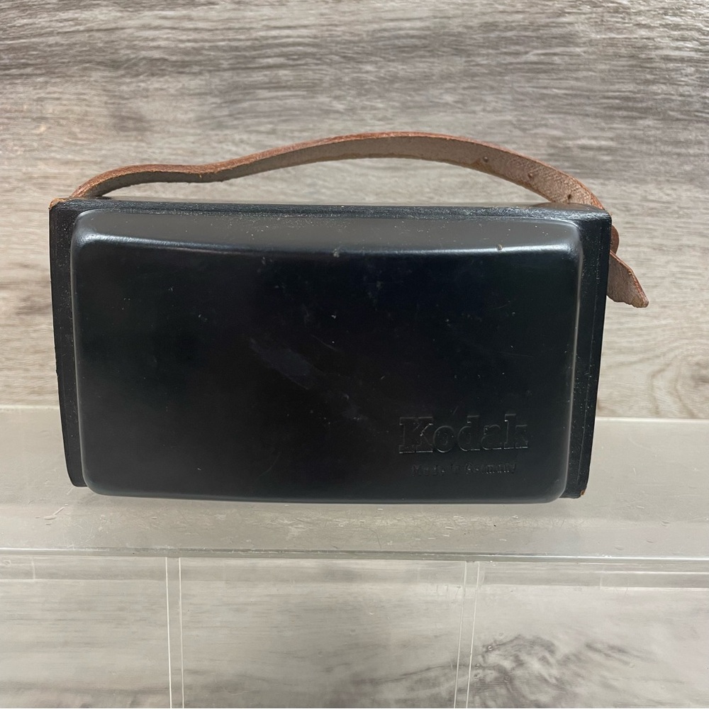 Vintage Kodak Germany Camera Case Black Leather #87189